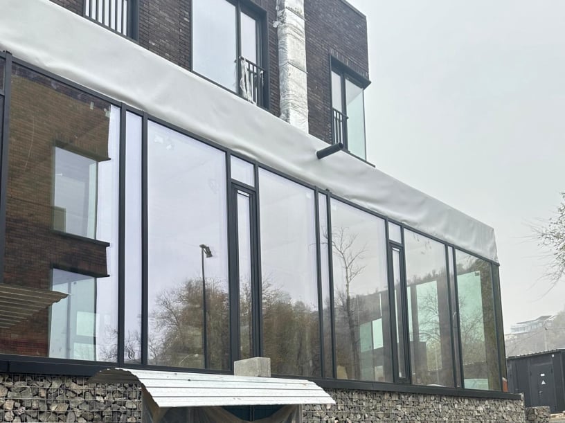 Остекление террасы