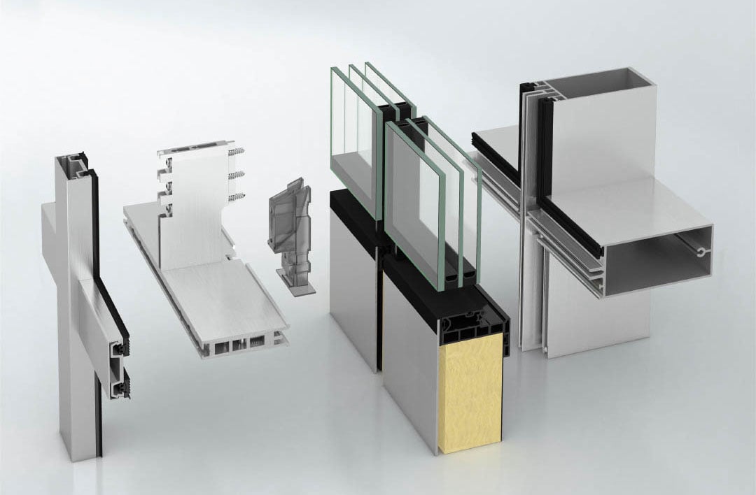 Cистема фасадного остекления Schüco FWS 50 S