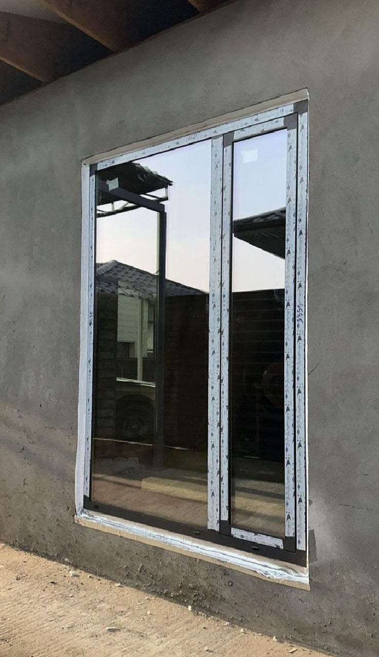 Алюминиевые окна в частный дом