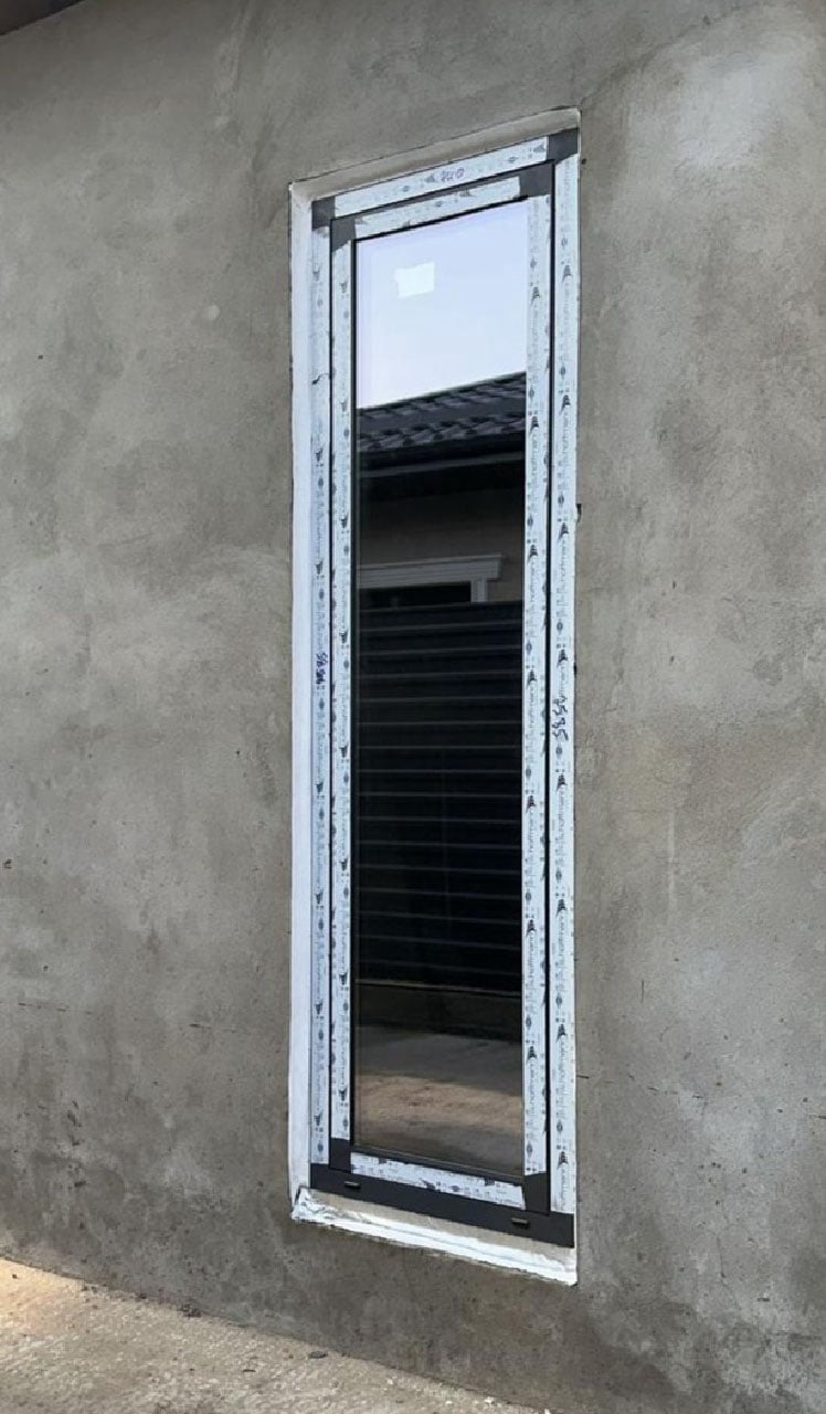 Алюминиевые окна в частный дом