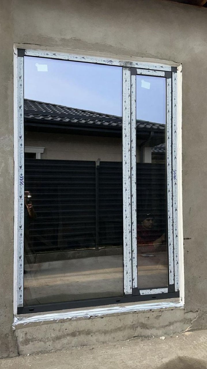 Алюминиевые окна в частный дом