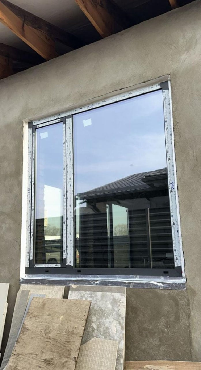 Алюминиевые окна в частный дом