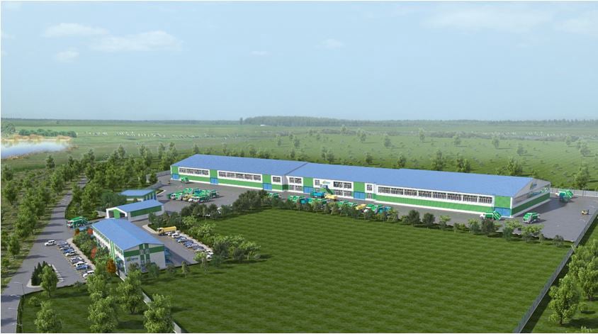 Офис мусороперерабатывающего завода