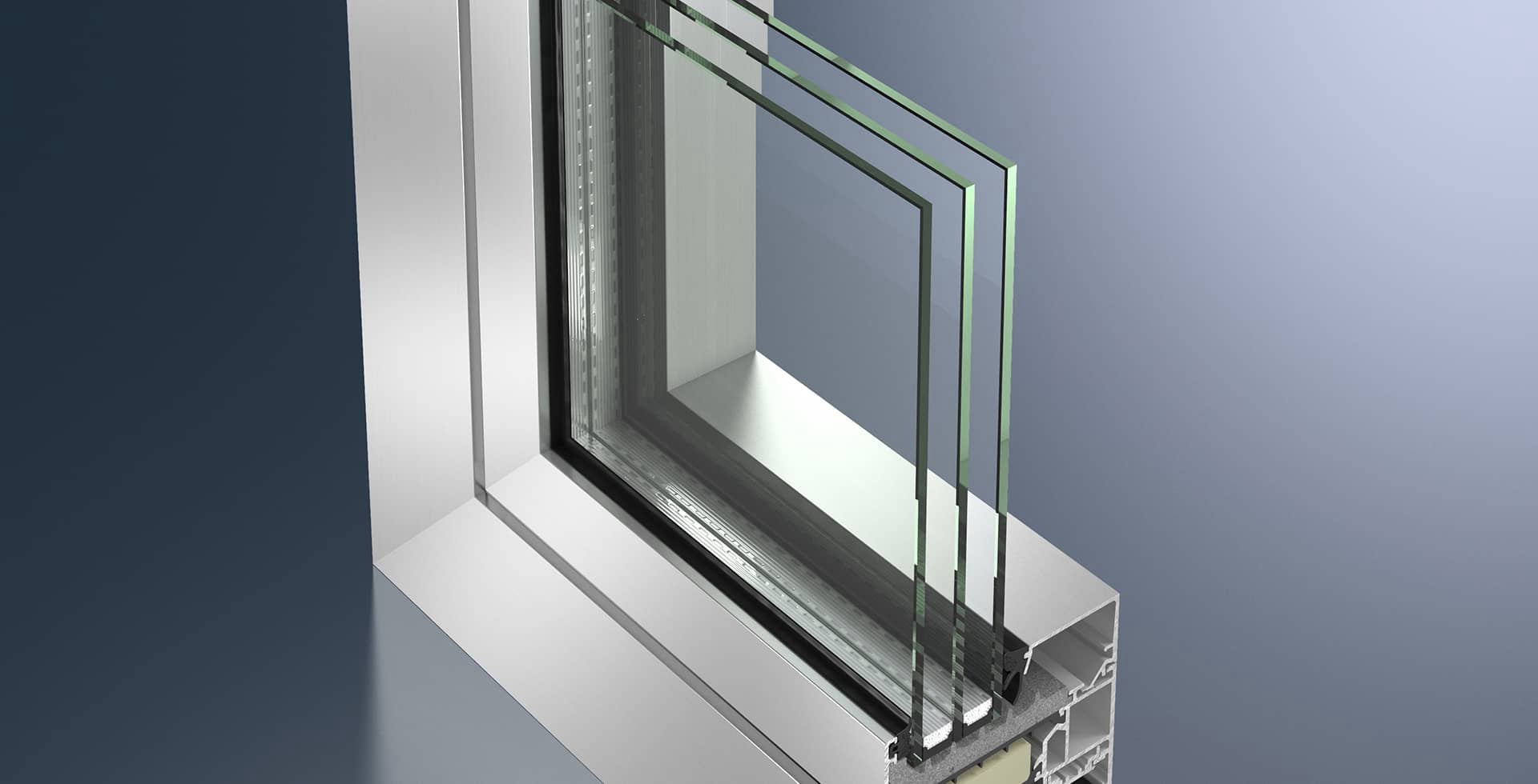 Оконная система Schüco AWS70