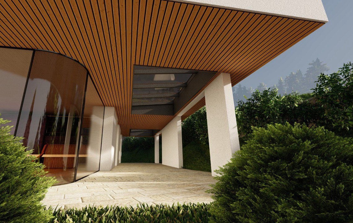 Частная вилла. Зенитные фонари