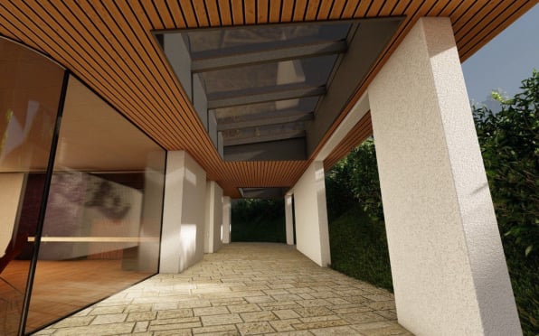 Частная вилла. Зенитные фонари