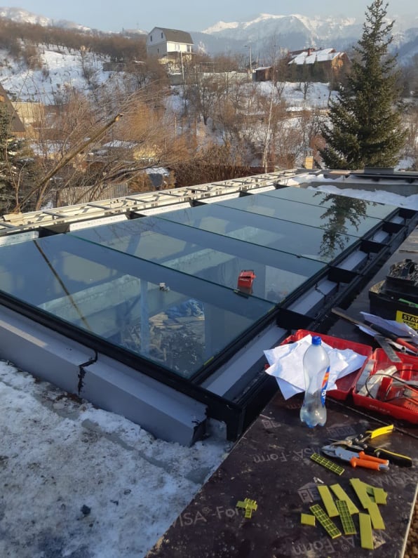 Частная вилла. Зенитные фонари