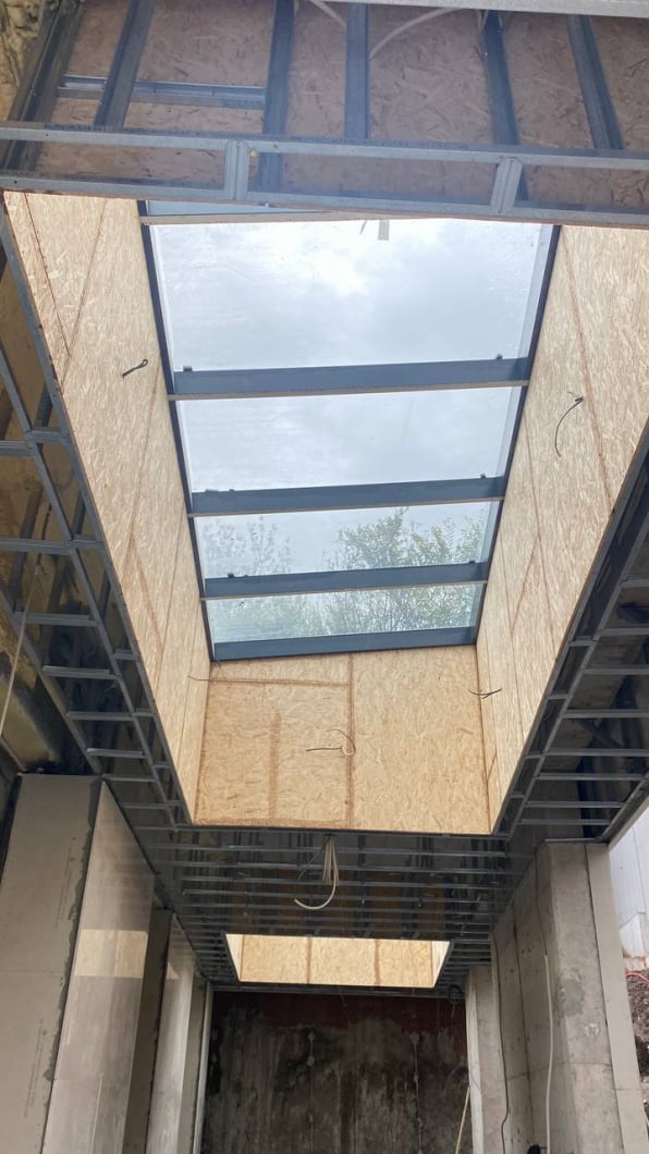 Частная вилла. Зенитные фонари